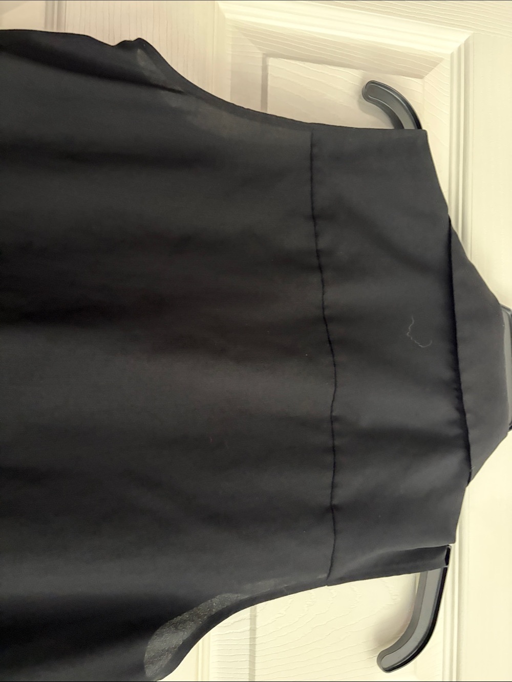 Ann Taylor Black Sleeveless Button-Front Collared Blouse - Picture 10 of 12